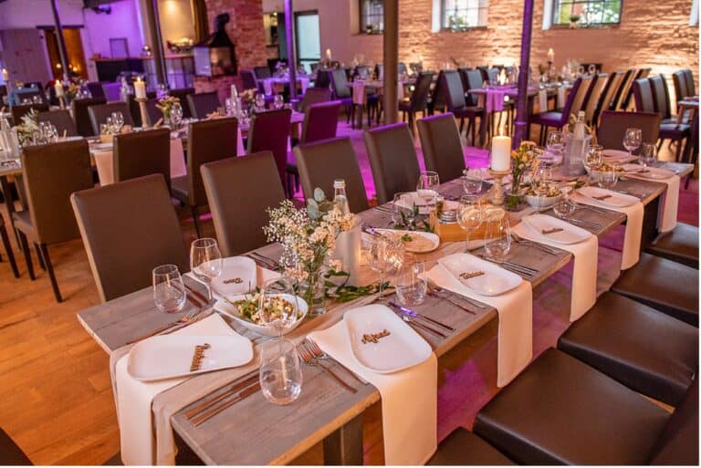 Innenbereich Eventlocation Sippels Hof Fulda für Hochzeiten, Taufen, Geburtstage, private Feiern, Jubiläum oder Firmenfeiern