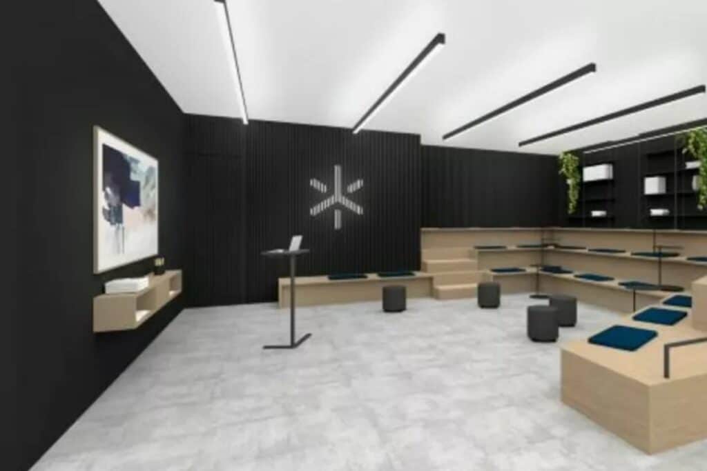 Konferenz und Meetinglocation in Frankfurt, Junghof Plaza Spark - Keynote Bereich - Co-Working Frankfurt