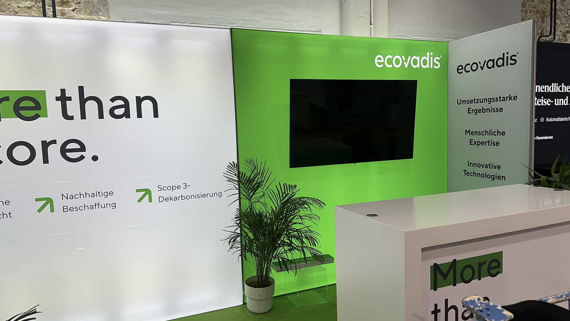 Messeplanung mit Standaktiverung von fromwandler events für EcoVadis auf BME Symposium Berlin
