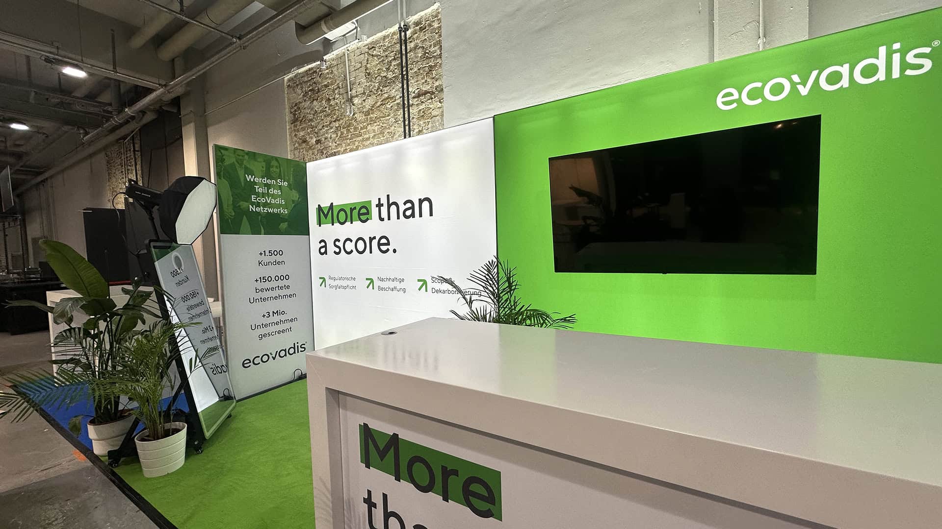 Messestand-Design von Eventagentur formwandler events aus Frankfurt
